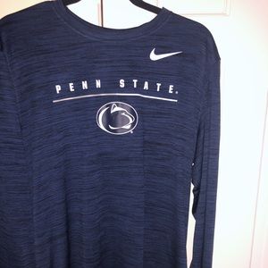 Long sleeve Penn state dri fit shirt barely worn.